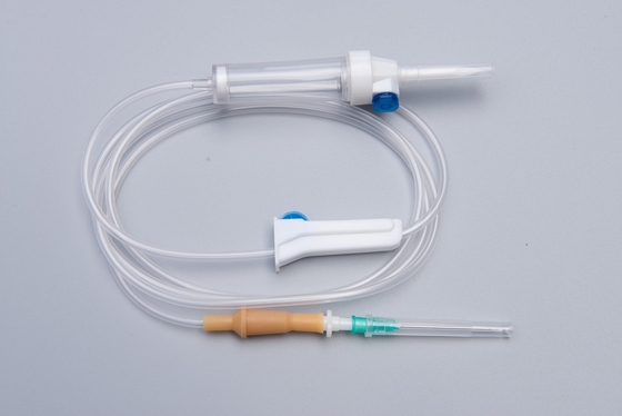 Big Drip Chamber Medical Grade PVC Scalp Vein Infusion Set