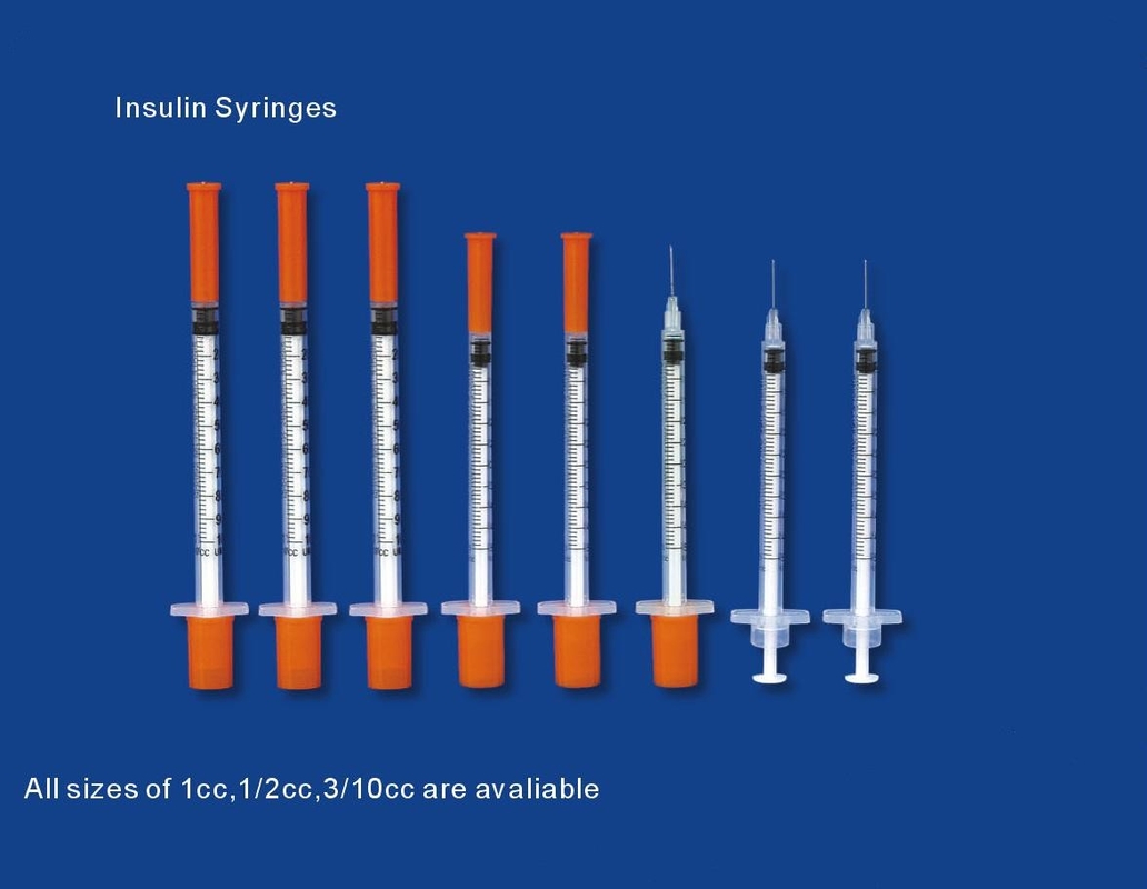 Medical Grade Disposable Insulin Syringe 12mm 29G Single Use Syringe MOQ 100